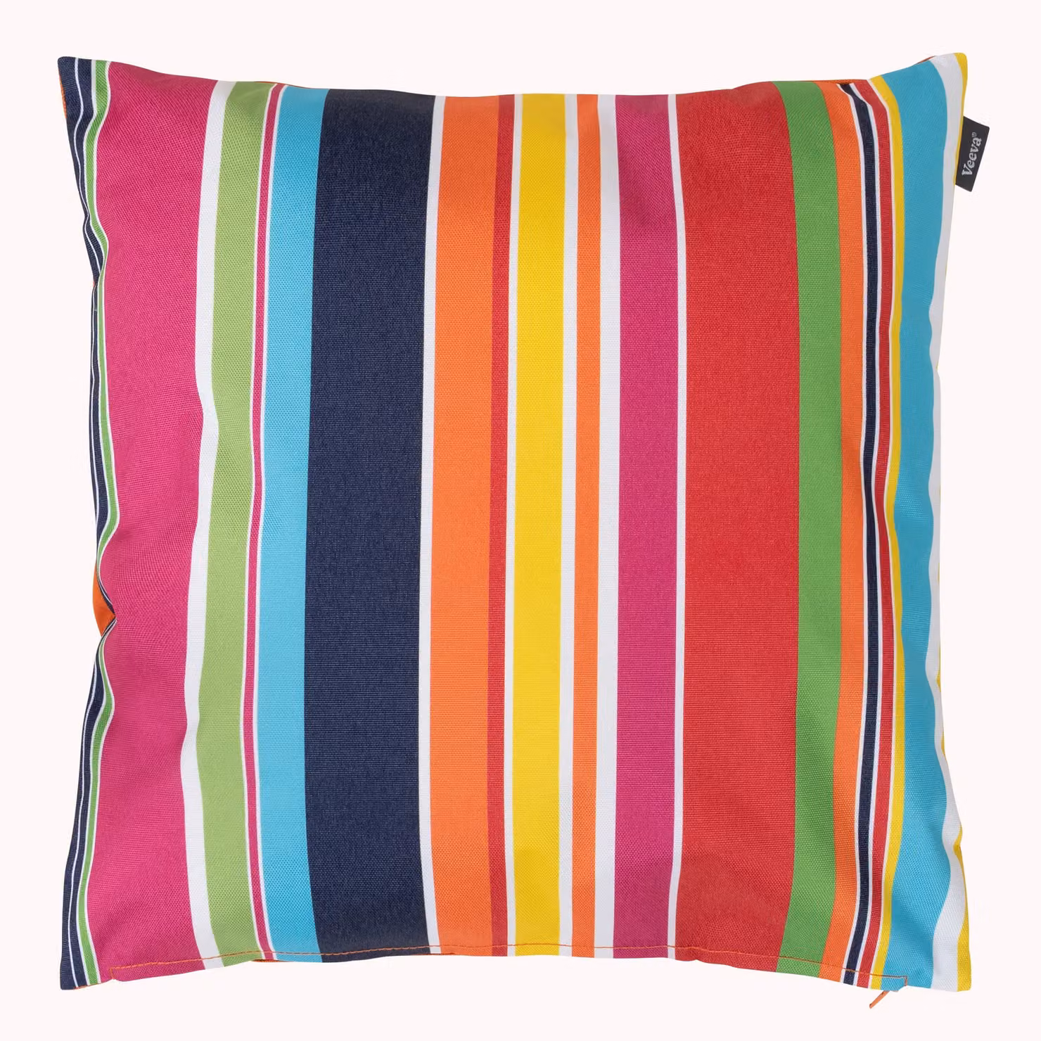 ICON Multicolour Striped Waterproof Indoor and Outdoor Square Cushion Set of 4, W/D/H: 43 x 43 x 43 cm – 2