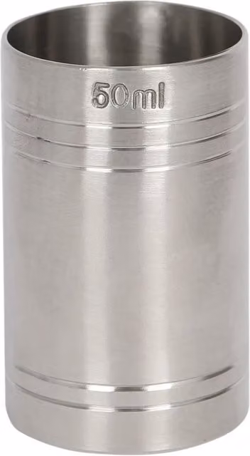 Rink Drink Stainless Steel Round Jigger in Silver, 6 cm