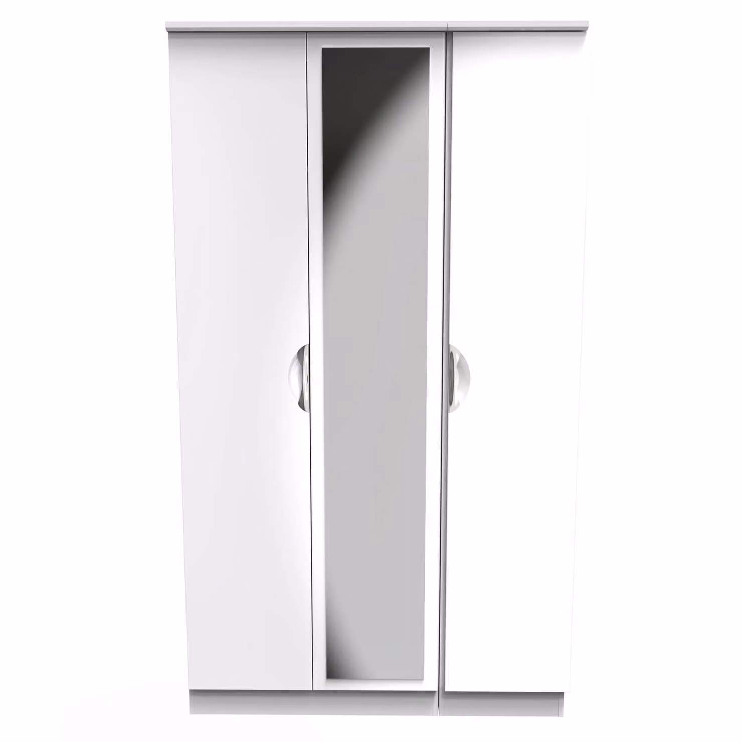 2 U Holborn Triple Mirror Wardrobe in Glossy White – 2
