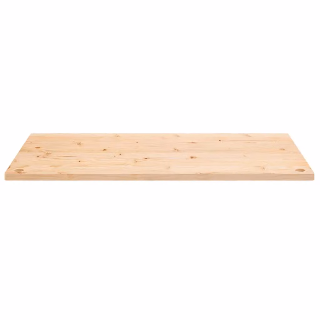 Berkfield Home Solid Wood Pine Desk Top in Brown, W: 110 cm, D: 55 cm, H: 2.5 cm – 2