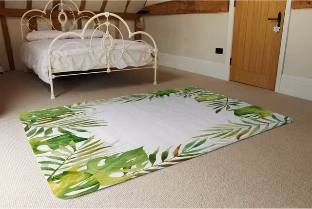 Benjamin Tate Design LTD Botanical Floral Wool Designer Rug, Green, W: 230 cm
