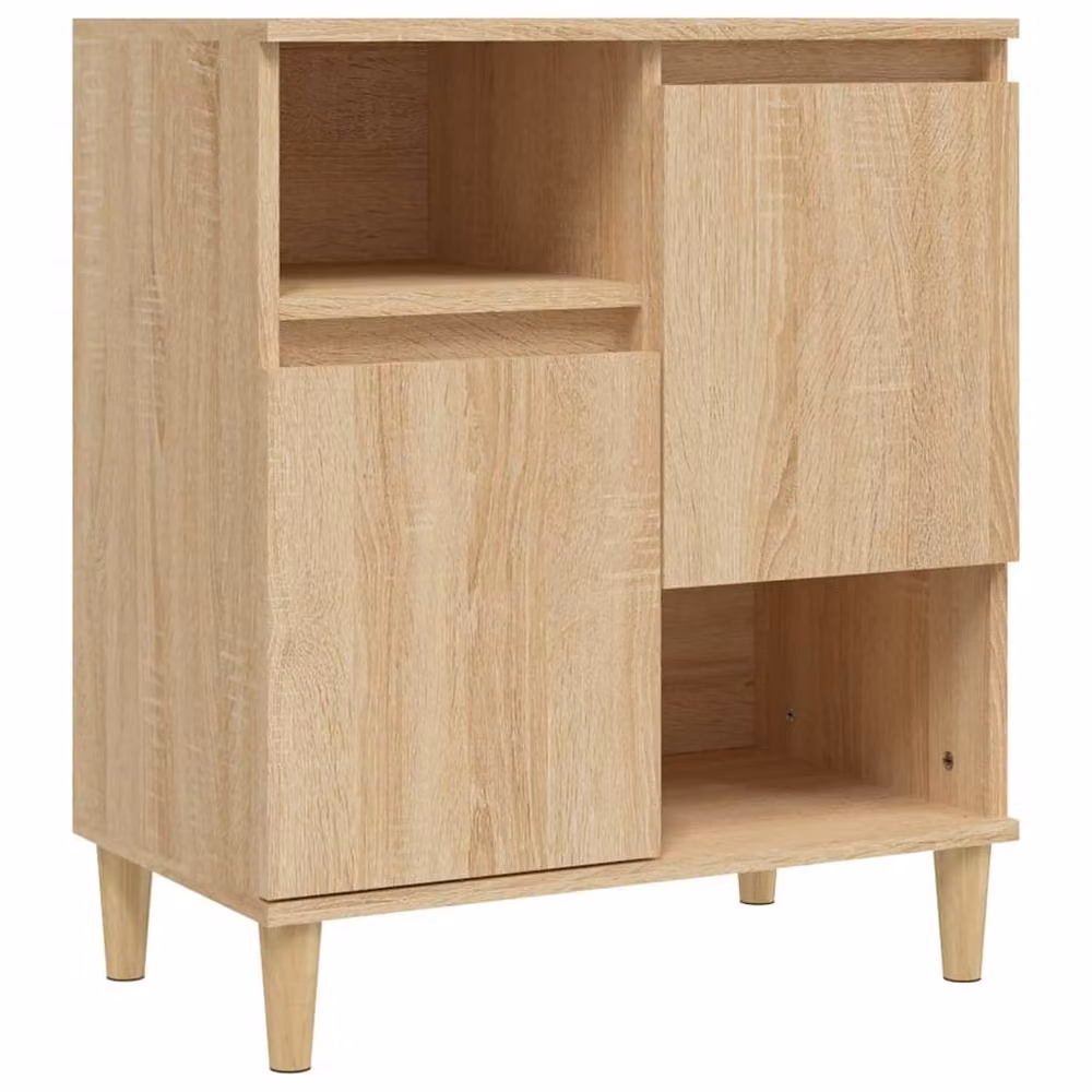 Berkfield Home Sonoma Oak Sideboard in Tan, W: 60 cm, D: 35 cm, H: 70 cm – 2