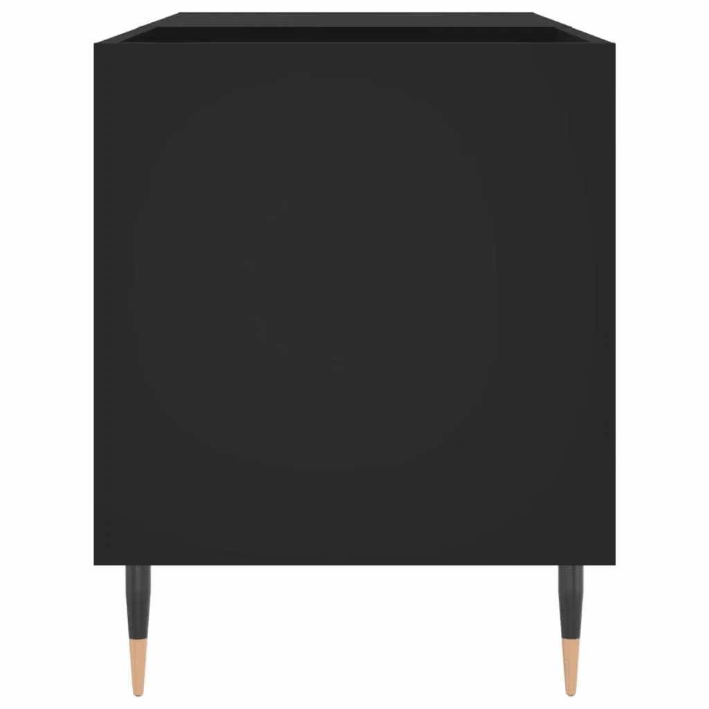 Berkfield Home Black Industrial Record Cabinet W: 85 cm, D: 38 cm, H: 48 cm – 4