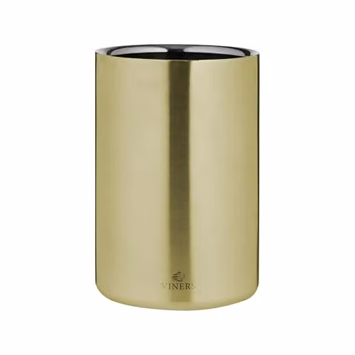 Viners Double Wall Stainless Steel Wine Cooler in Gold, 1.3 l