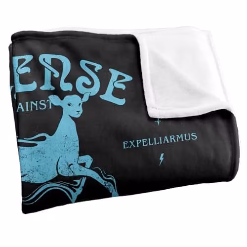 LOGOVISION Harry Potter Dark Arts Expecto Patronium Super Soft Fleece Throw Blanket, Multicolour, W/D/H: 91 x 147 cm – 2