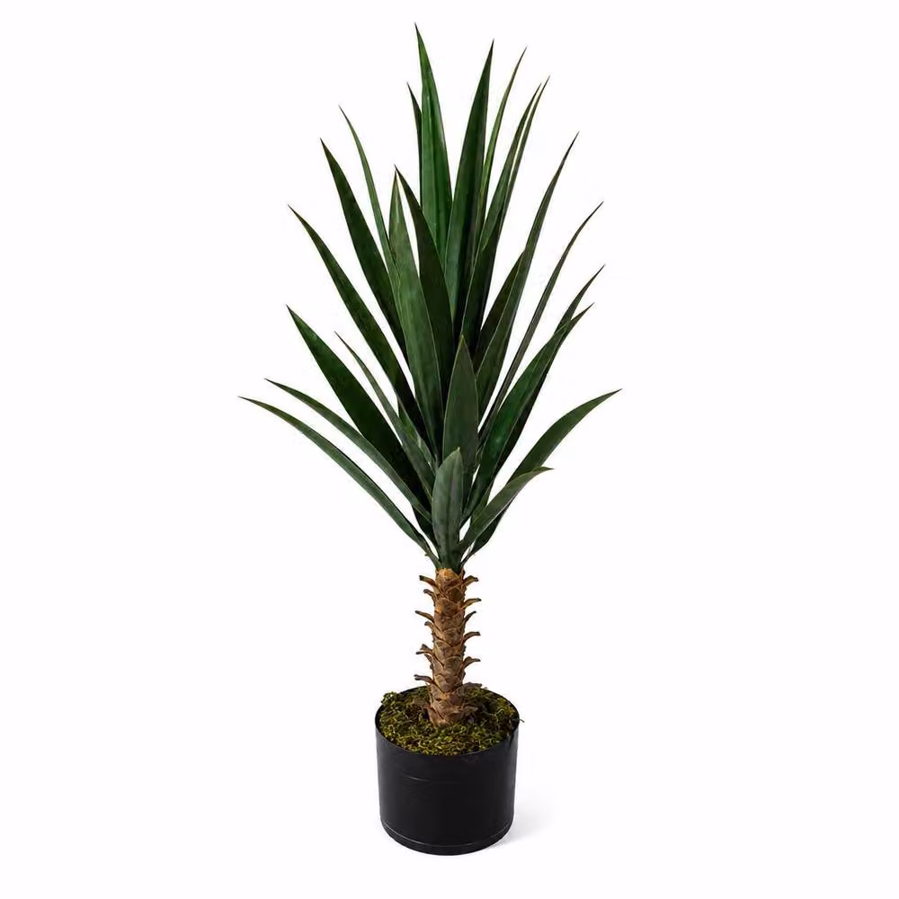 Leaf UK 100 cm Green Artificial Yucca Tree in Pot – 2