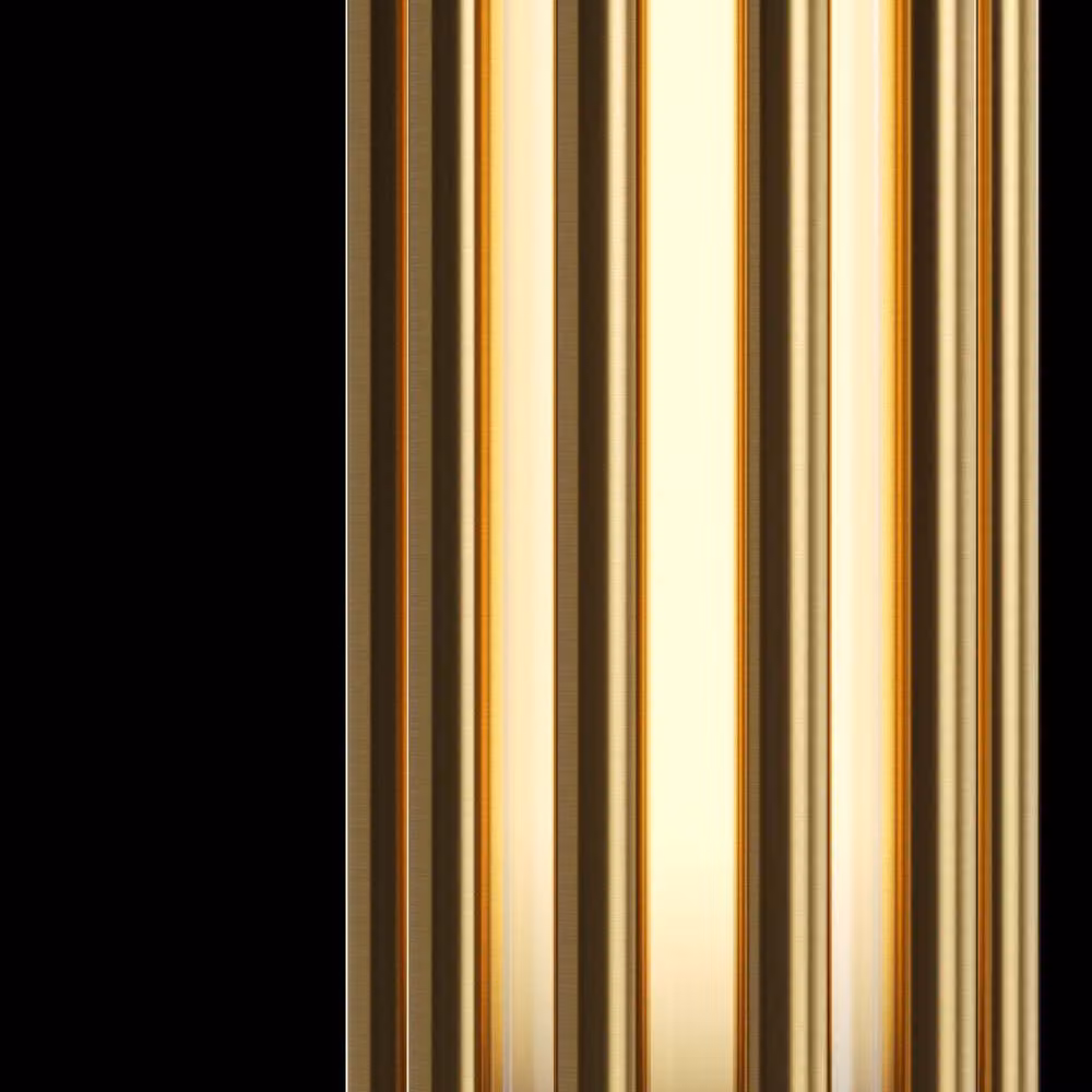 Maytoni Sonata Modern Integrated LED Wall Lamp in Gold/Brass with 3000K Warm White Light – 3