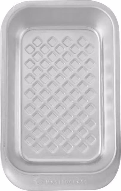 MasterClass Silver Rectangular Uncoated Aluminium Loaf Tin for 2lb Bread and Cakes – 1