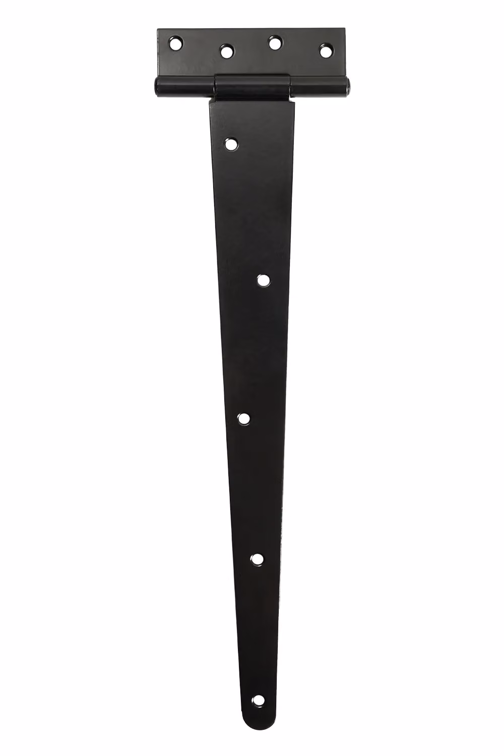 Living and Home 3-Piece Heavy-Duty 180-Degree T-Hinges for Wooden Doors and Gates, Black, 35 cm – 2