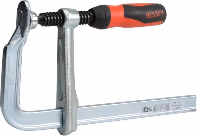 Bessey GZ All-steel Screw Clamp in Silver and Multicolour