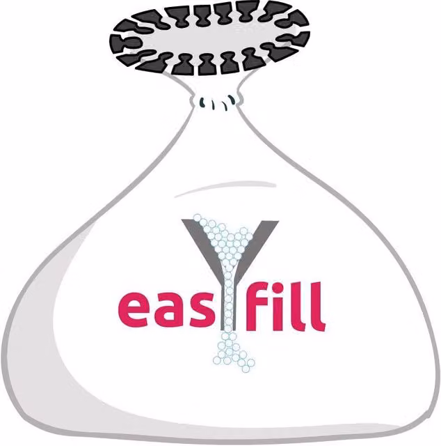 rucomfy EasyFill Beanbag Washbag Refill and Cleaning Accessory in White