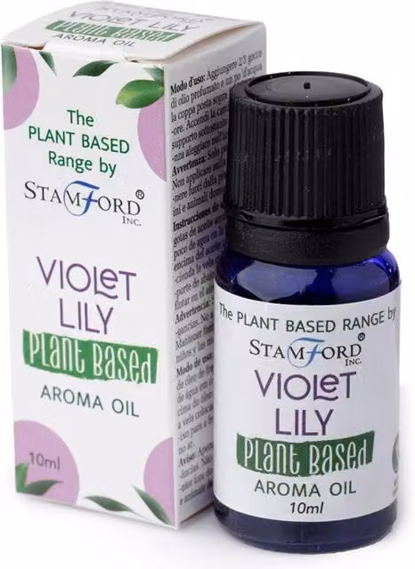 KDMD Violet Lilly Plant Based Aroma Oil in Blue