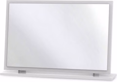 Welcome Monaco Large Rectangular Tabletop Dressing Table Mirror in White
