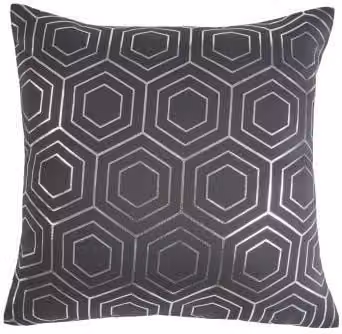 New Edge Blinds Element Cushion Cover in Grey, W/D/H: 43 x 43 x 1 cm – 1