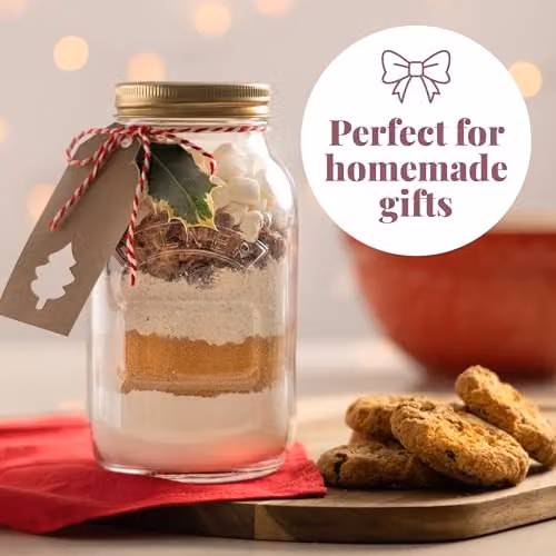 Kilner Transparent Glass Preserve Jar with Screw Top Lid, 0.25 l – 7