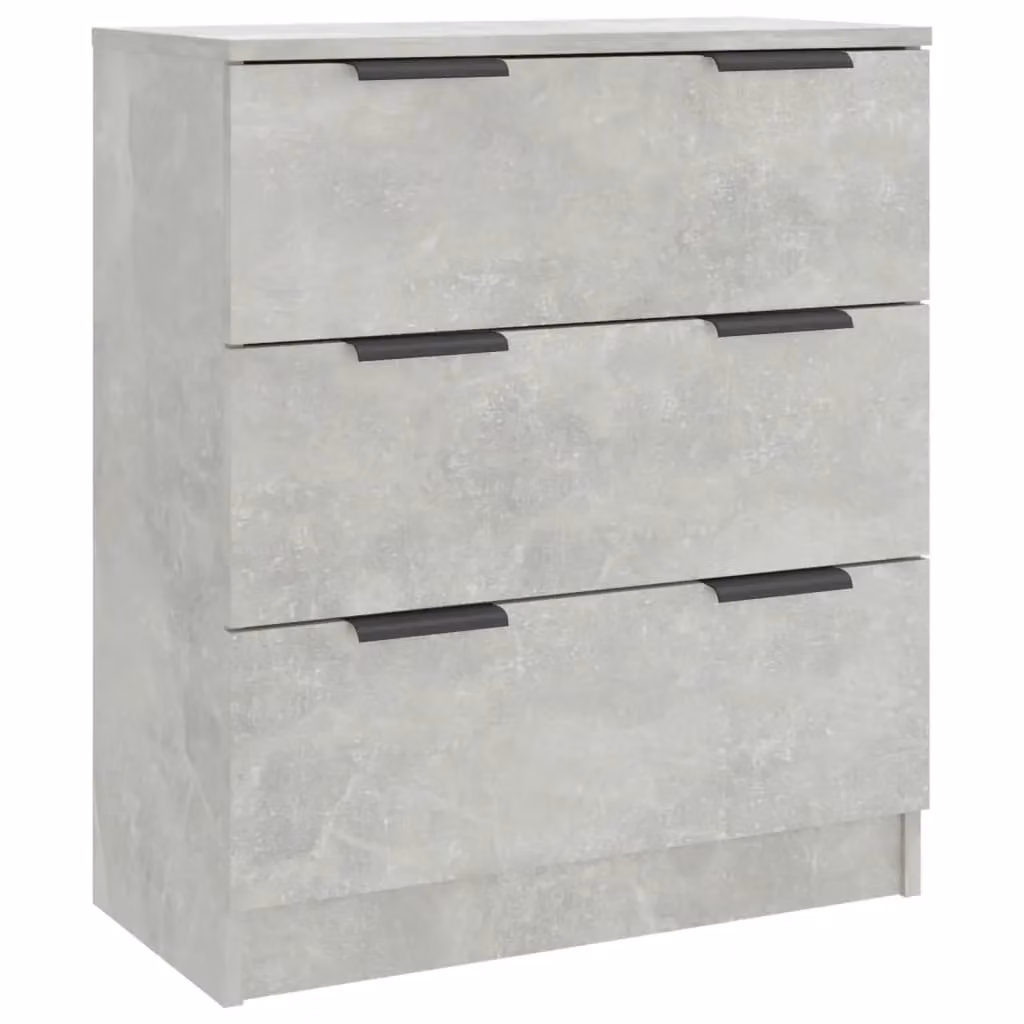 Berkfield Home Sideboard in Concrete Grey, W/D/H: 60 x 30 x 70 cm – 2