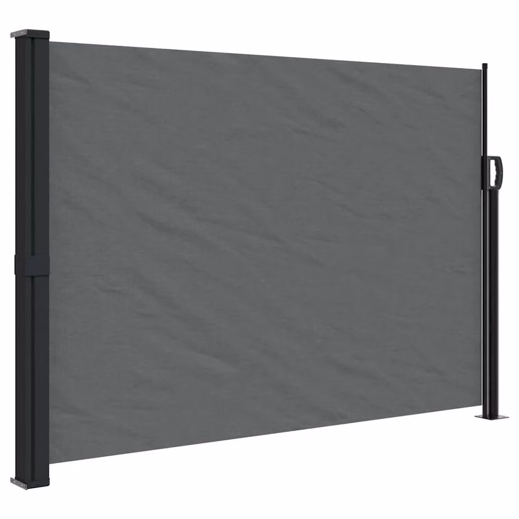 Berkfield Home Retractable Side Awning in Anthracite, W/H: 500 x 140 cm – 2