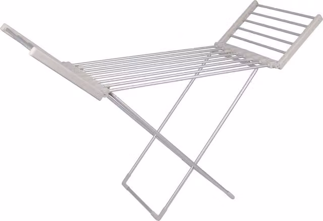 Harbour Housewares Electric Heated Clothes Airer in Silver – 1
