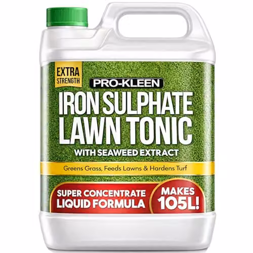 Pro-Kleen Lawn Tonic Liquid Iron Sulphate Ferrous Conditioner and Fertiliser, 5 Litres – 1