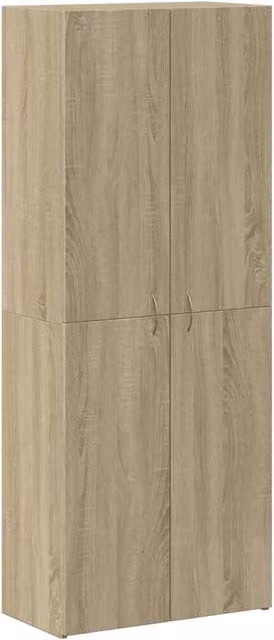 Berkfield Home Sonoma Oak File Cabinet in Beige, W/D/H: 60 x 32 x 153 cm – 1