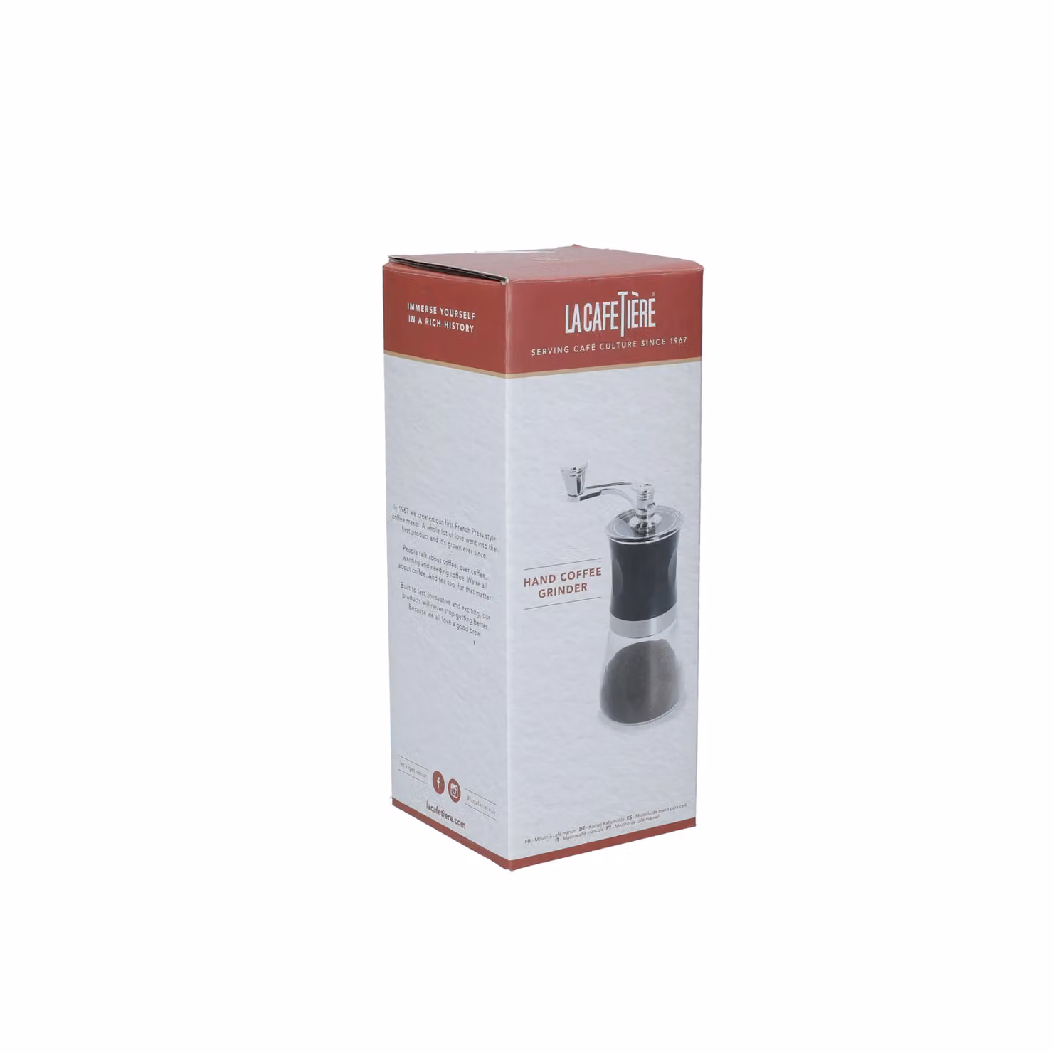 La Cafetiere Manual Coffee Bean Grinder in Black – 3