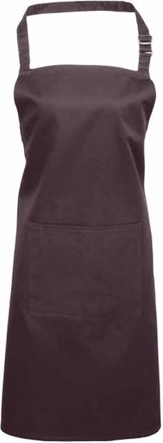 Premier Colours Pocket Full Apron in Charcoal Grey – 1