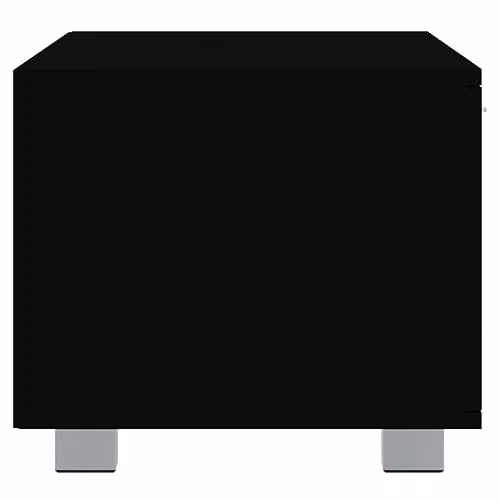 vidaXL Modern Black TV Cabinet with Media Compartments and Grommet, W/D/H: 120 x 40.5 x 35 cm – 4