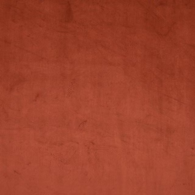 Terrys Glamour Plain Velvet Fabric Spice Chair in Orange and Red