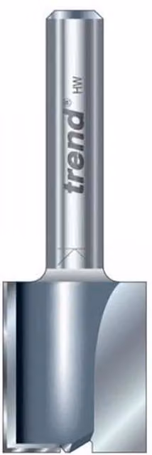 Trend 3/08 X 1/4 Tct Two Flute Cutter, Grey, 12.7mm x 25mm