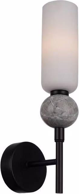 Netlighting Santos Wall Lamp in Matt Black