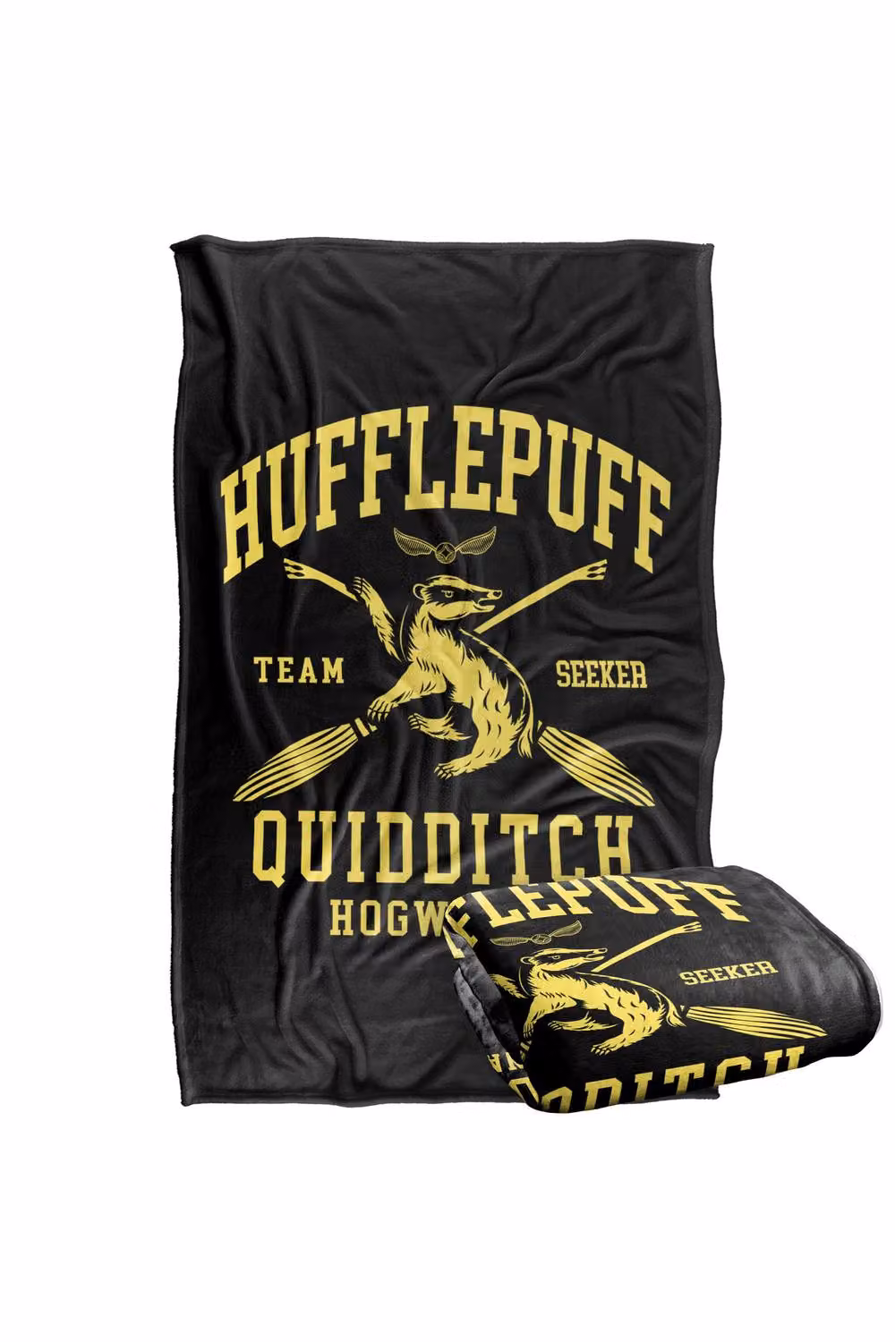 Warner Bros. Harry Potter Hufflepuff Quidditch Arch Super Soft Fleece Throw Blanket, Multicolour, W: 127.0 cm, D: 152.4 cm – 7