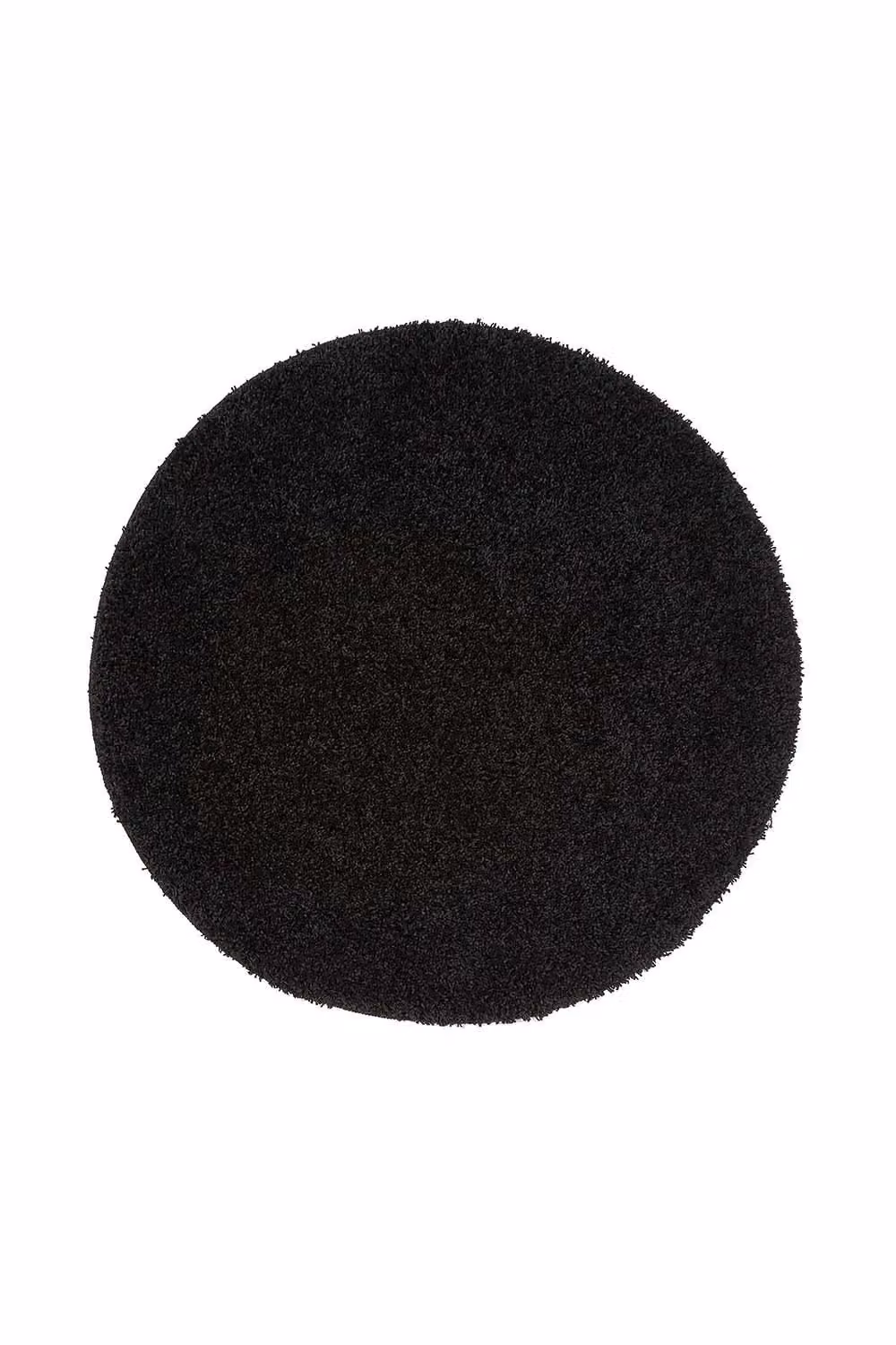 My Mat Buddy Round Rug in Black, Diameter: 100 cm – 2