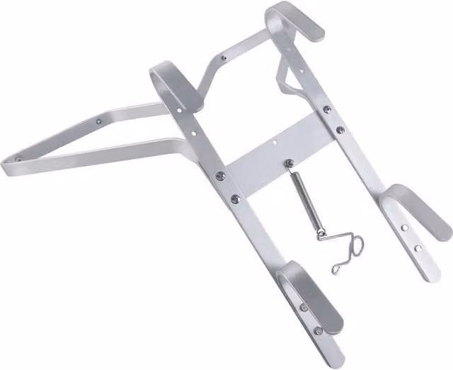 FLAVORA V Shape Ladder Safety Stabiliser Bracket Stand-off in Silver, W: 1000 mm, H: 400 mm