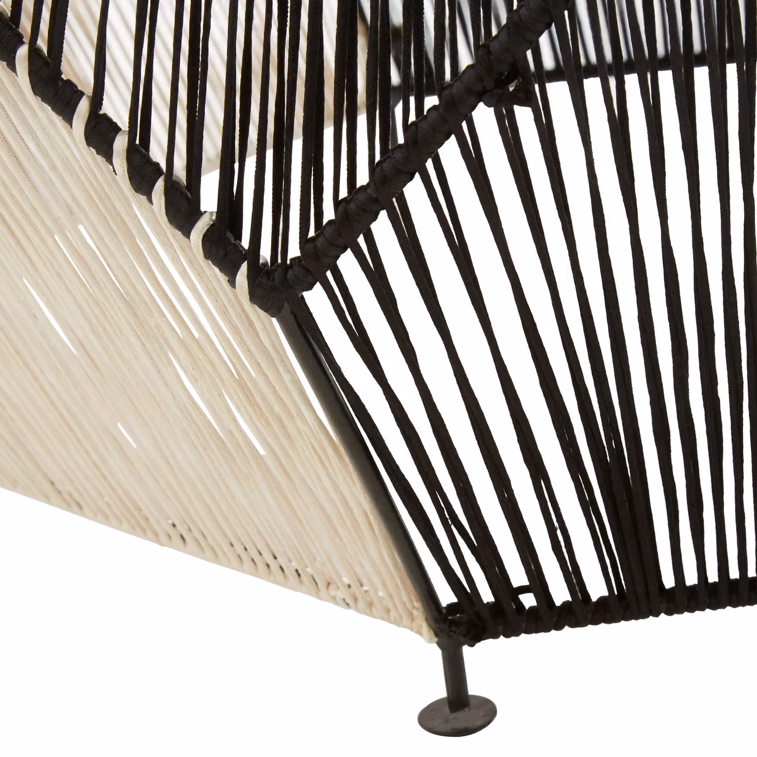 Orsina Octagonal Geometric Mango Wood Coffee Table in Black and Silver, W/D/H: 90 x 90 x 47 cm – 5