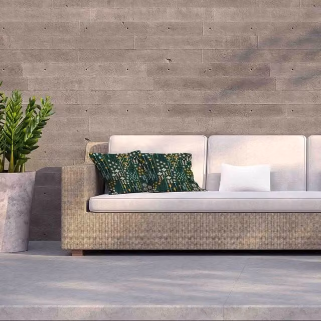 Andrew Lee Green Retro Geometric Floral Pattern Square Outdoor Cushion, W/D/H: 60 x 60 x 60 cm