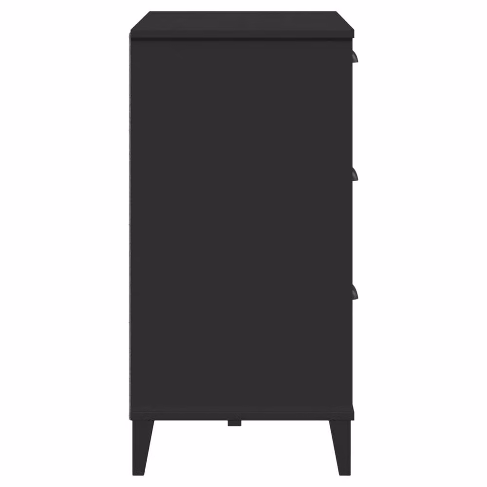 Berkfield Home VIKEN Sideboard in Black, W/D/H: 80 x 40 x 80 cm – 5
