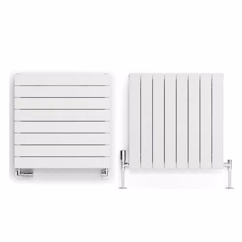 Terma Steel Wall Mounted Radiator, White, W: 58.8 cm, H: 60.0 cm