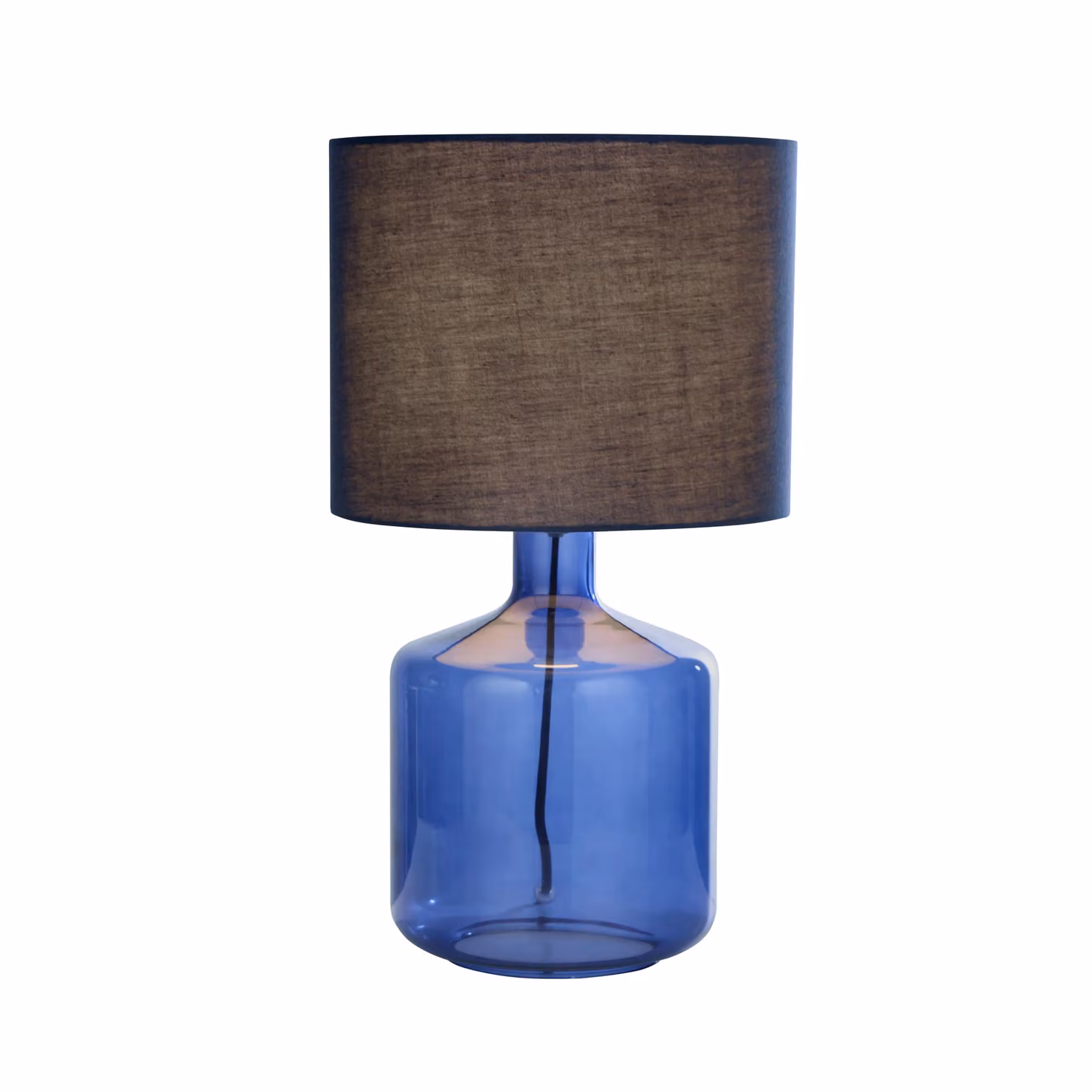 Lighting Collection Blue Glass Table Lamp – 2
