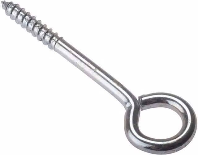 Forgefix Zinc Plated Silver Galvanised Screw Vine Eyes