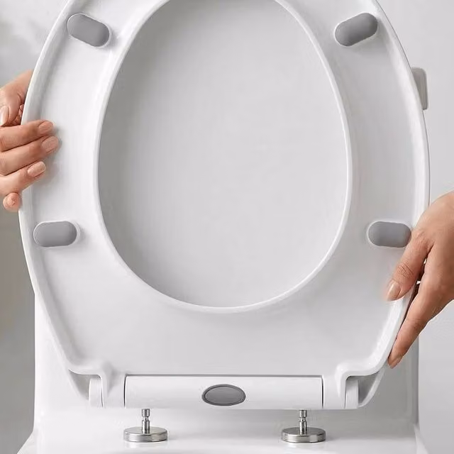 Pawnora Luxury White Soft Close Toilet Seat – 1