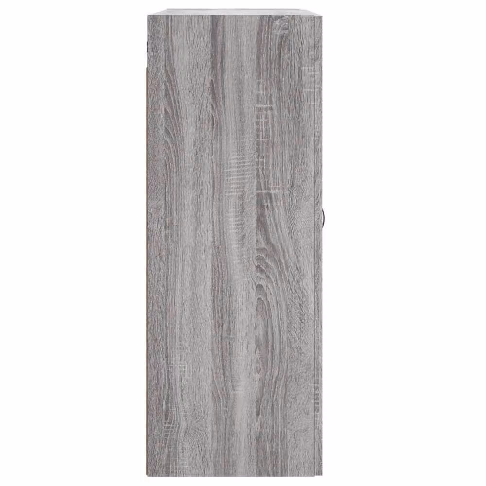 Berkfield Home Set of 2 Wall Mounted Cabinets in Grey Sonoma, W/D/H: 90 x 34 x 69.5 cm – 2