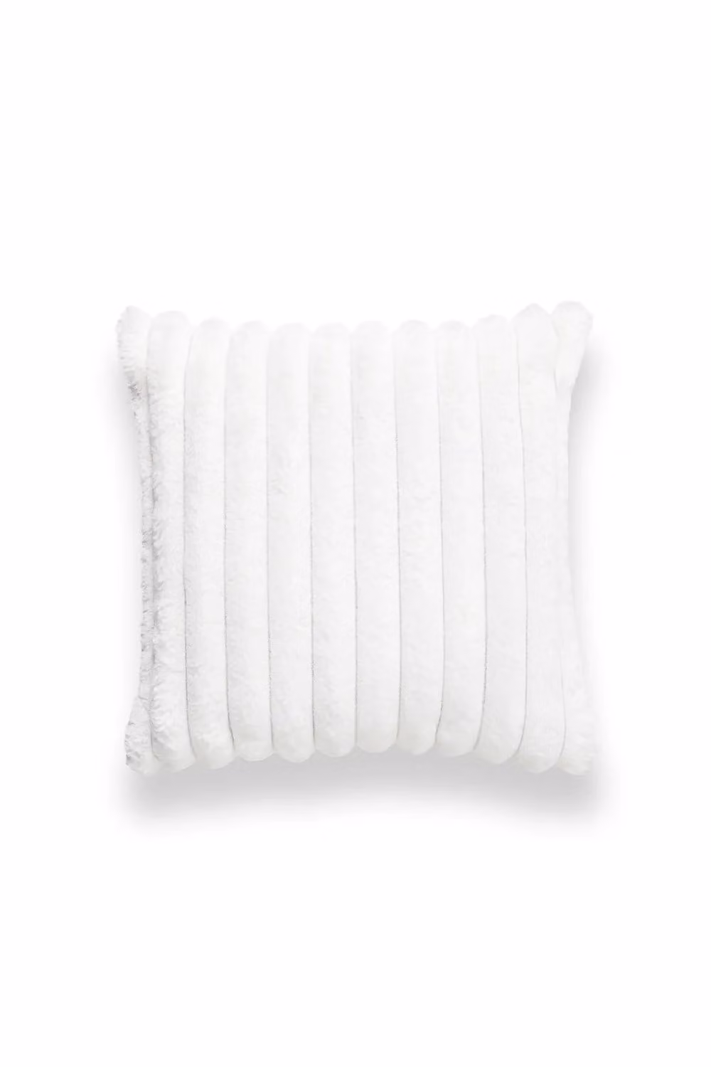 BHS Cream Jumbo Cord Square Cushion with Plain Velvet Backing, 45 x 45 cm – 2