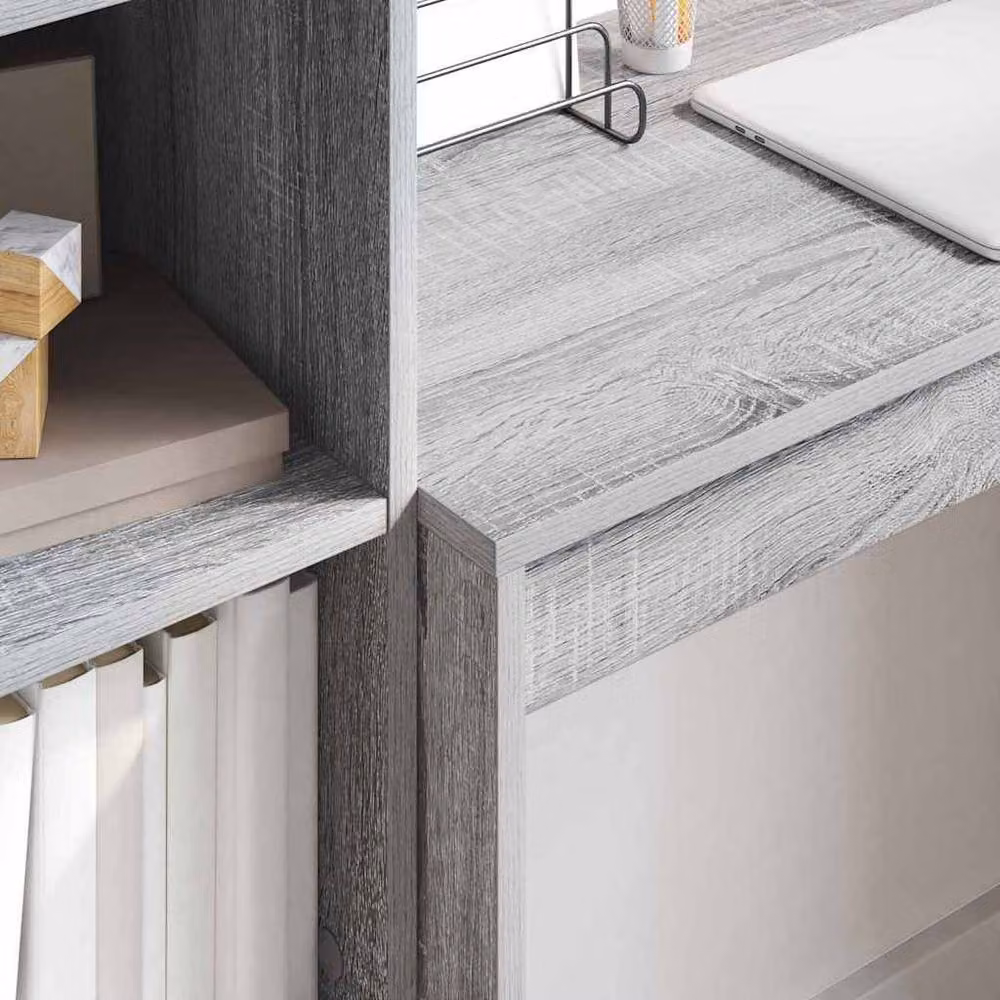 Berkfield Home Grey Sonoma Writing Desk, W/D/H: 80 x 40 x 76 cm – 4