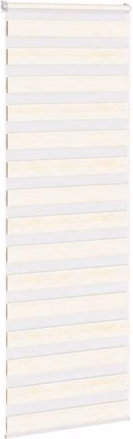 Berkfield Home Elegant Zebra Blind in Marble Beige, W: 80 cm, H: 200 cm