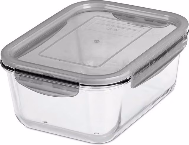 SmartStore Airtight BPA Free Glass Food Container in Transparent