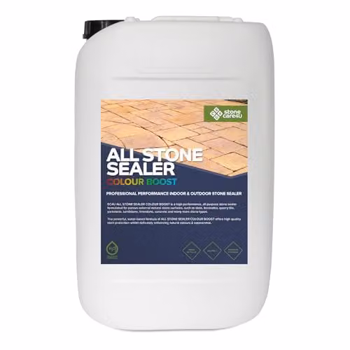 StoneCare4U All Stone Sealer Colour Boost 25L Transparent Exterior Natural Stone Sealant for Sandstone, Limestone and Slate – 1