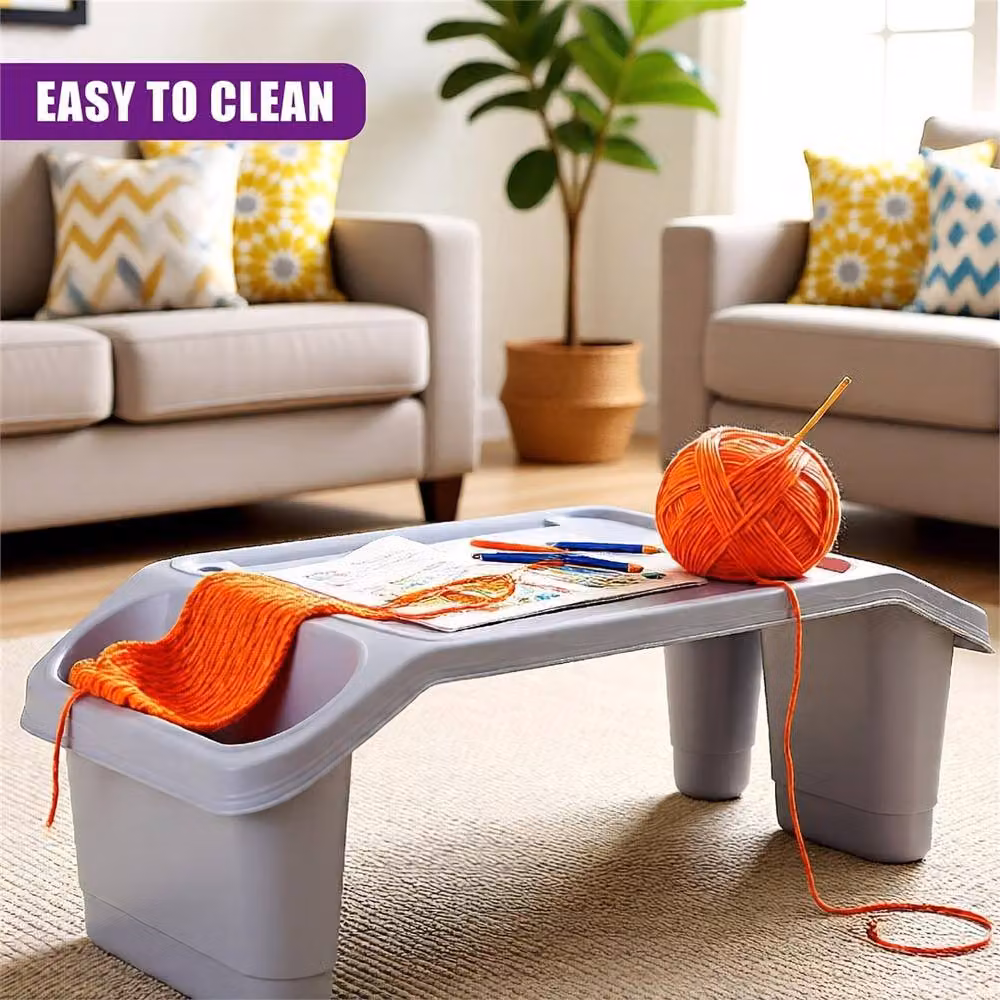 EONLION Grey Bed Tray and Laptop Sofa Table, Width: 100 cm – 3
