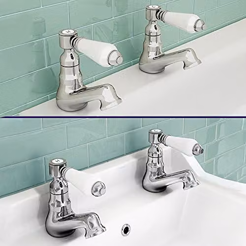 Nes Home Chrome Two Handle Bathtub Taps – 1