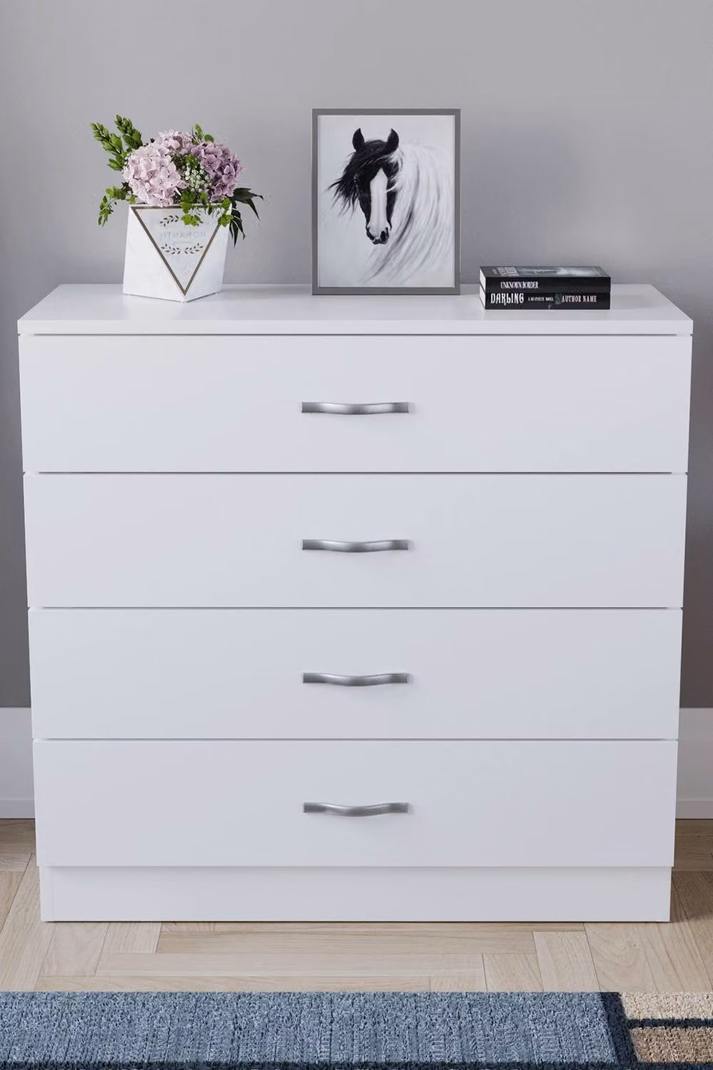 HD Designs Riano 4 Drawer Chest of Drawers in White Matt – 3
