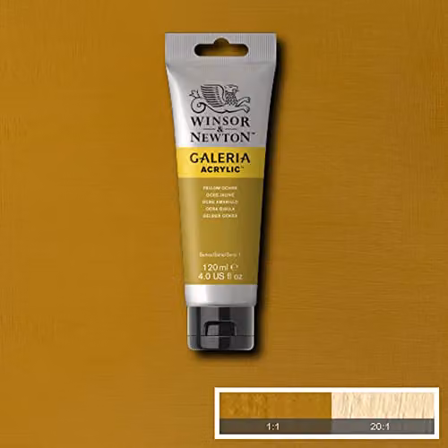 Winsor & Newton Galeria Acrylic Paint, Yellow, 150 ml – 3